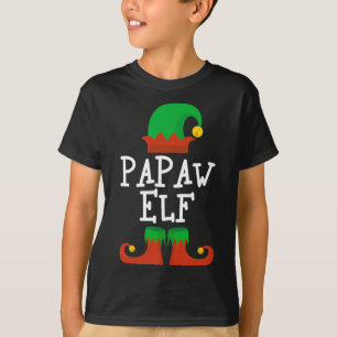 Family The Papaw Elf Christmas Matching Pj Pajama T-Shirt
