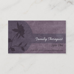 Family Therapist Appointment Card