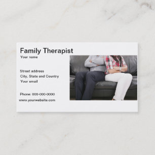 Family Therapist business card