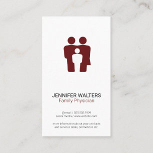 Family Therapist   Physician Business Card