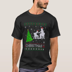 Family Therapist Xmas Tree Lighting Ugly Christmas T-Shirt
