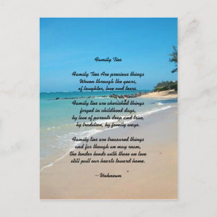 Family Ties Postcard