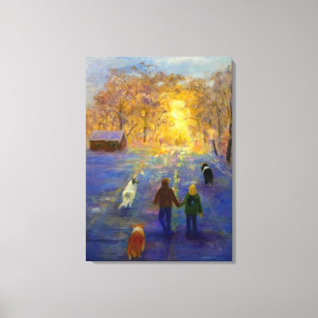 Family Time Canvas Print (Front)