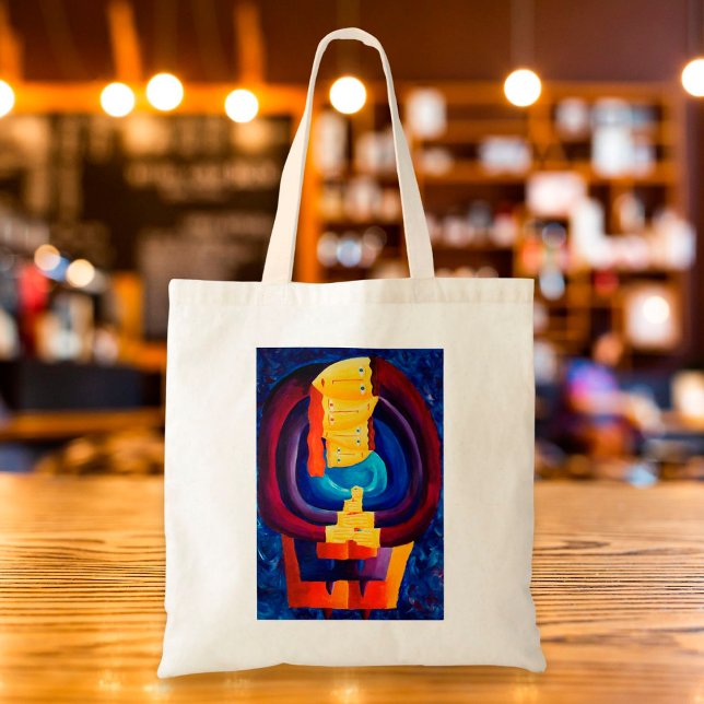 Family Together Modern Portrait Painting Art Tote Bag (Creator Uploaded)