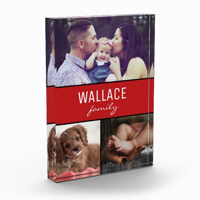 "Family Treasures: Customisable Photo Block (Left)