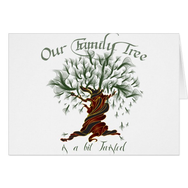 Family Tree a Bit Twisted (Front Horizontal)