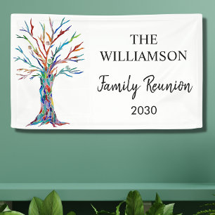 Family Tree Family Reunion Banner