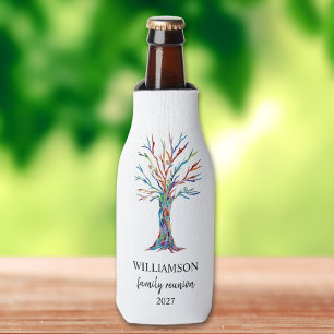 Family Tree Family Reunion Bottle Cooler