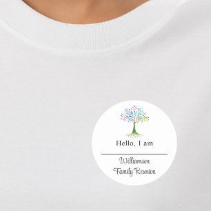 Family Tree Family Reunion Name Tag