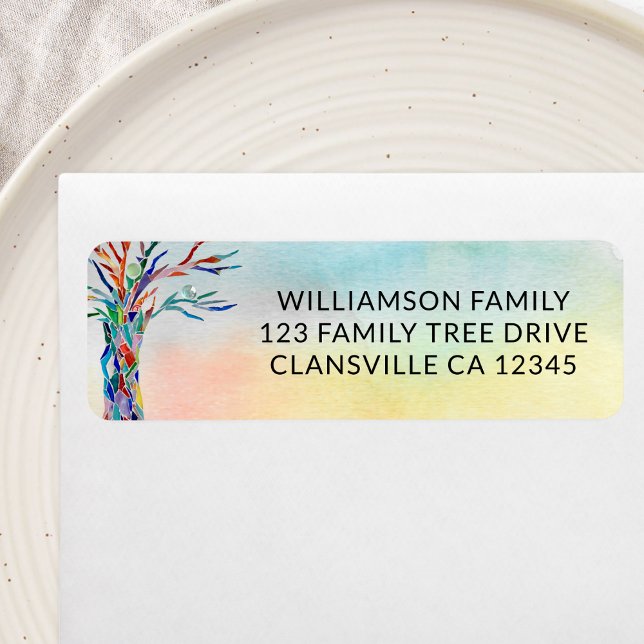 Family Tree Family Reunion Return Address  (Creator Uploaded)