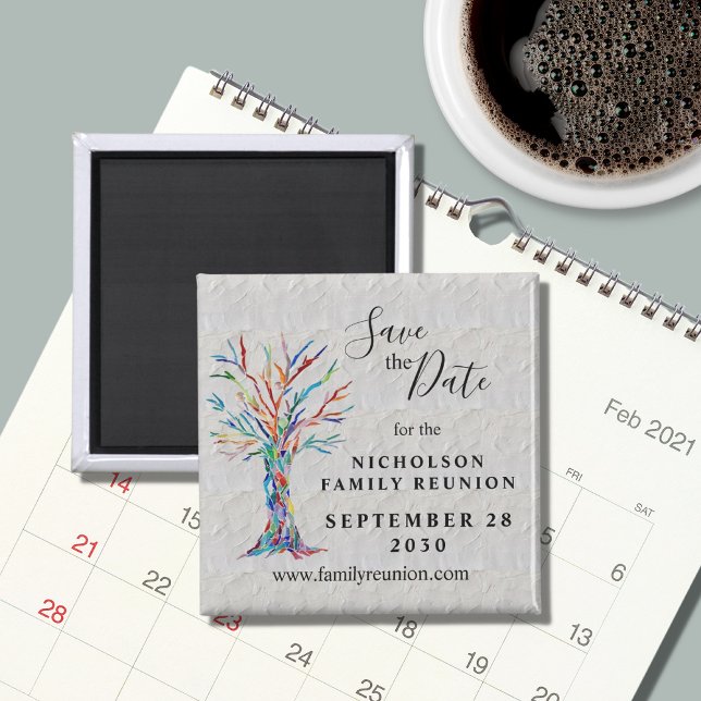 Family Tree Family Reunion Save The Date  Magnet (Creator Uploaded)