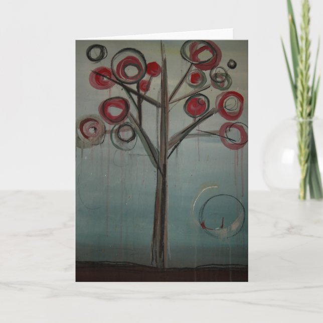 Family Tree Greeting Card by Kim Anderson Art (Front)