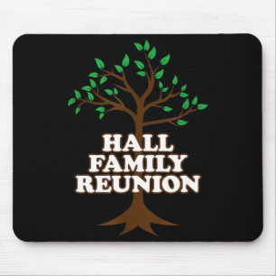 Family Tree Hall Family Reunion Mouse Mat