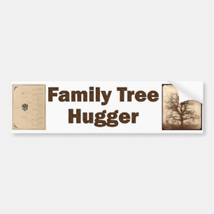 Family Tree Hugger Bumper Sticker