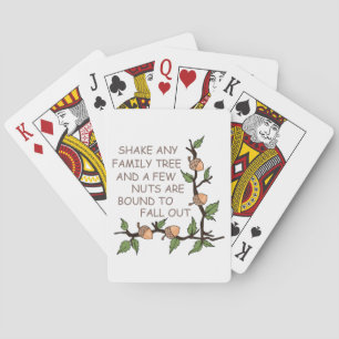 Family Tree Humour Playing Cards