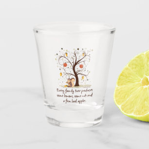 Family Tree Humour Shot Glass