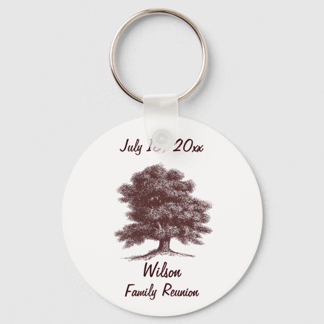 Family Tree Key Ring (Front)