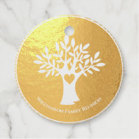 Family Tree Love Heart Reunion Gold Award
