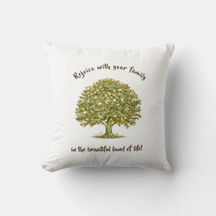 Family tree MOTHER's day gift, family tree quote T Cushion