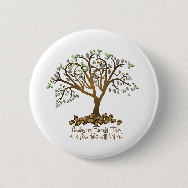 Family Tree Nuts 6 Cm Round Badge (Front)