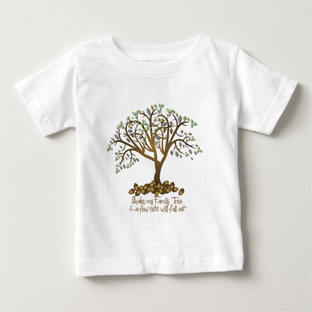 Family Tree Nuts Baby T-Shirt (Front)