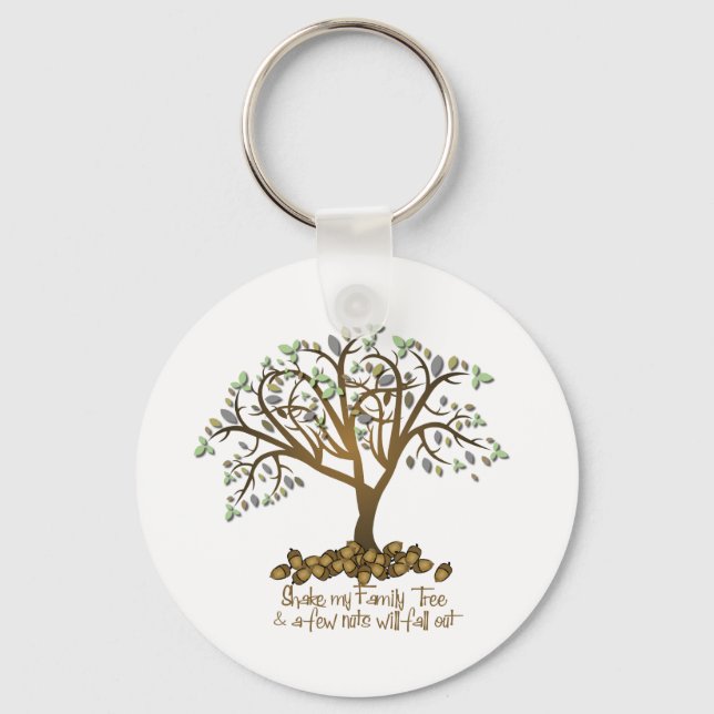Family Tree Nuts Key Ring (Front)