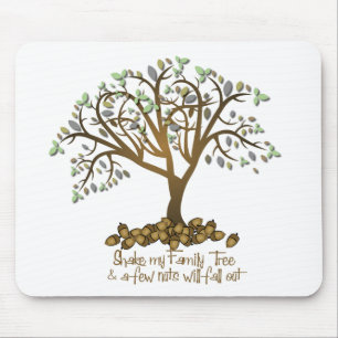 Family Tree Nuts Mouse Mat