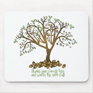 Family Tree Nuts Mouse Mat