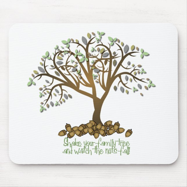 Family Tree Nuts Mouse Mat (Front)