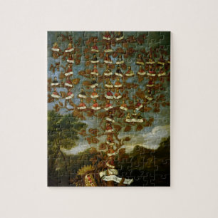 Family Tree of the Cornaro Family Jigsaw Puzzle