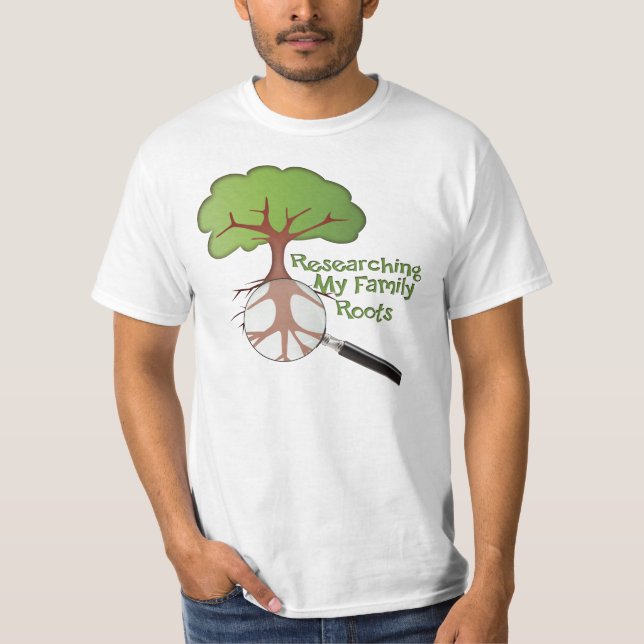 Family Tree One Ancestor T-Shirt (Front)