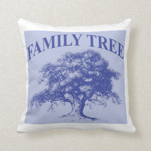 Family Tree Personalised Family Reunion Keepsake Cushion
