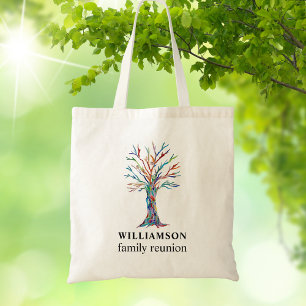 Family Tree Personalised Family Reunion Tote Bag
