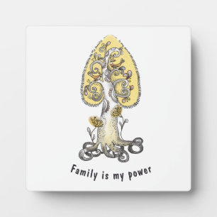 Family tree plaque