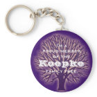 Family Tree "Proud Member" Keychain