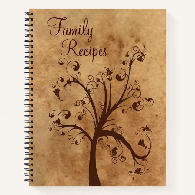 Family Tree Recipe Notebook (Front)