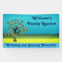 Family Tree Reunion Banner