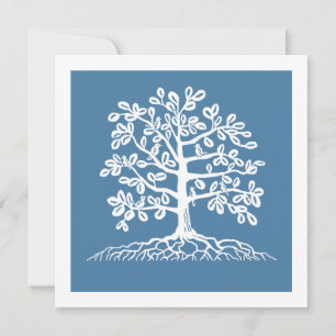 Family tree reunion invitation