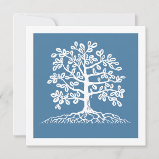 Family tree reunion invitation