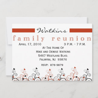 Family Tree Reunion Invitation-+ Invitation