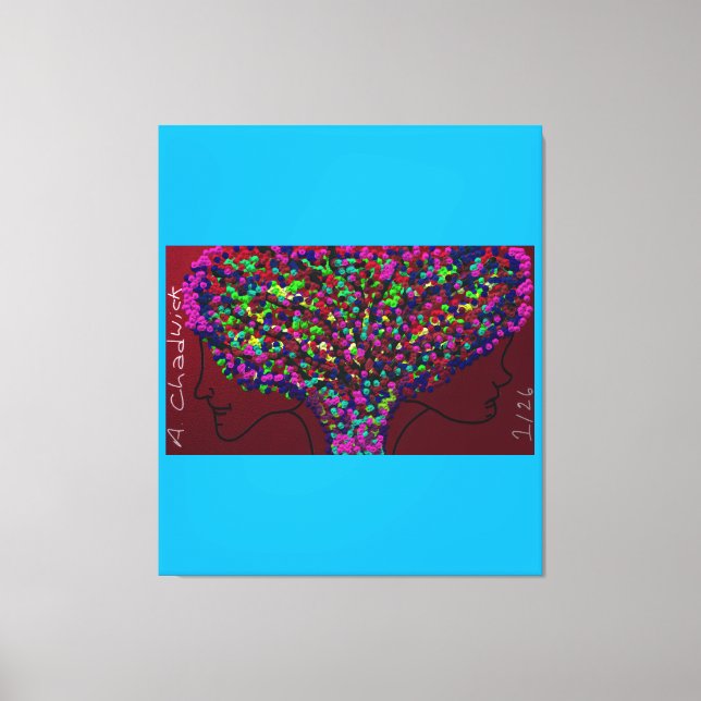 Family Tree Stretched Canvas Print (Front)