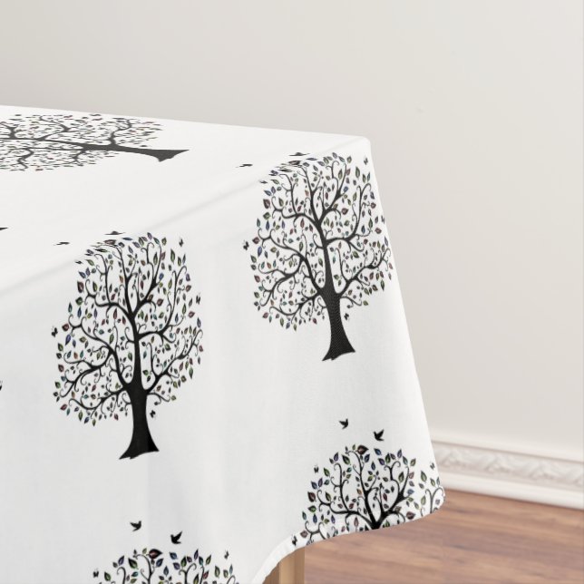 Family tree tablecloth (In Situ)