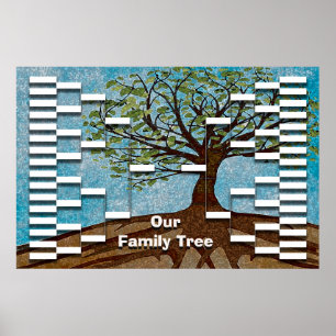 Family Tree Template Poster