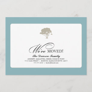 family tree {we've moved} announcement