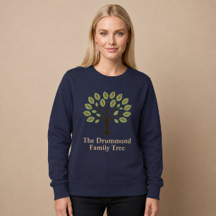 Family Tree With Birth Years Sweatshirt