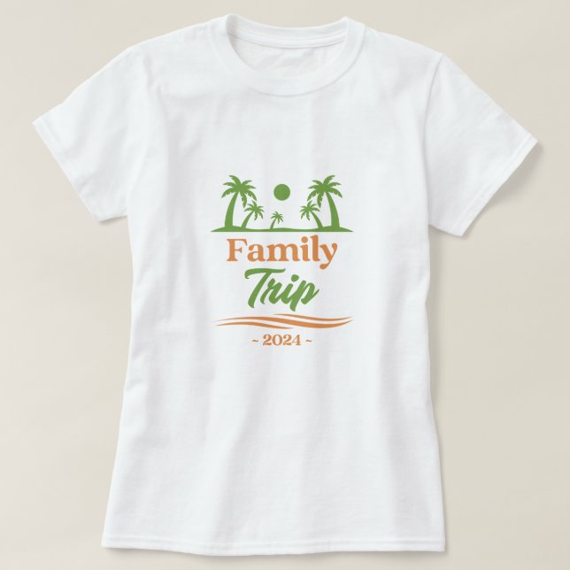 Family Trip 2024 T-Shirt (Design Front)