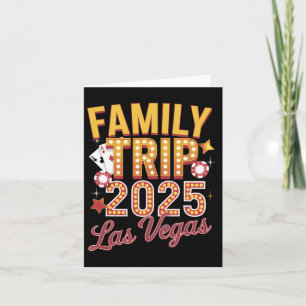 Family Trip 2025 Las Vegas - Family Trip 2025 Card