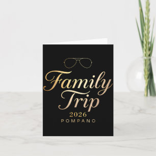 Family Trip 2026 mpano Weekend 2026 Summer Card