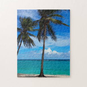 Family Trip Beach Vacation Guadeloupe Caribbean Jigsaw Puzzle