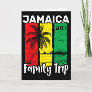 Family Trip Jamaica 2025 Tropical Island Family Va Card